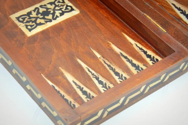 Backgammon antique ivoire zoom