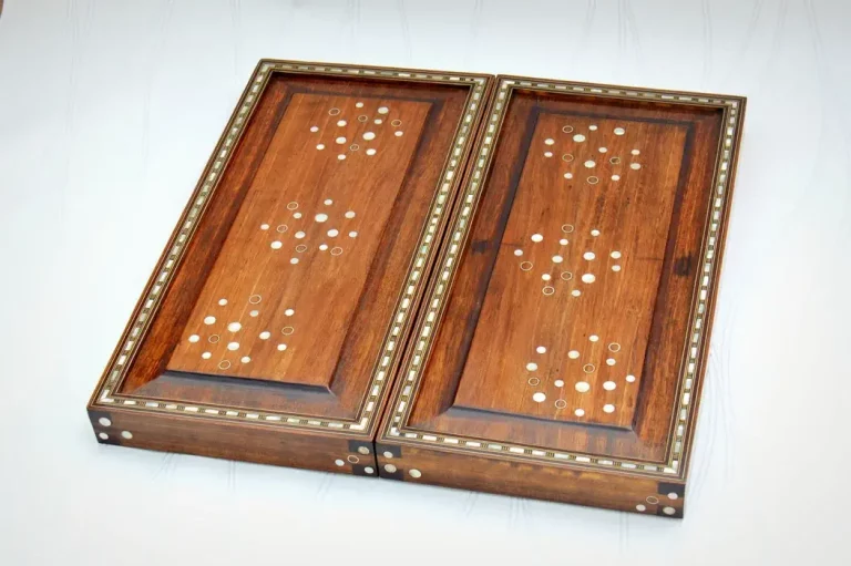 Backgammon luxueux bois exterieur - Narjes