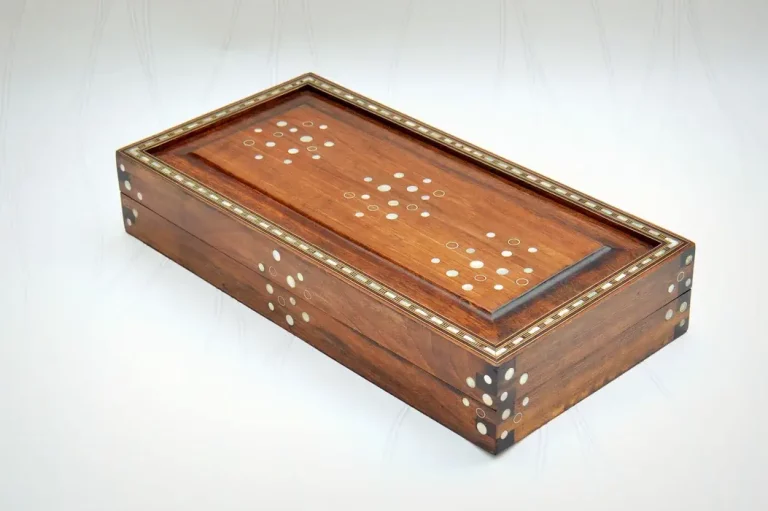 Backgammon luxueux bois fermé - Narjes