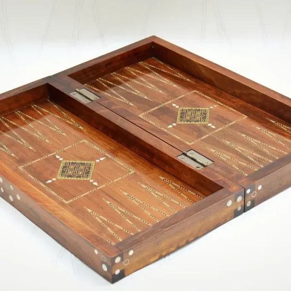 Backgammon luxueux bois intérieur - Narjes