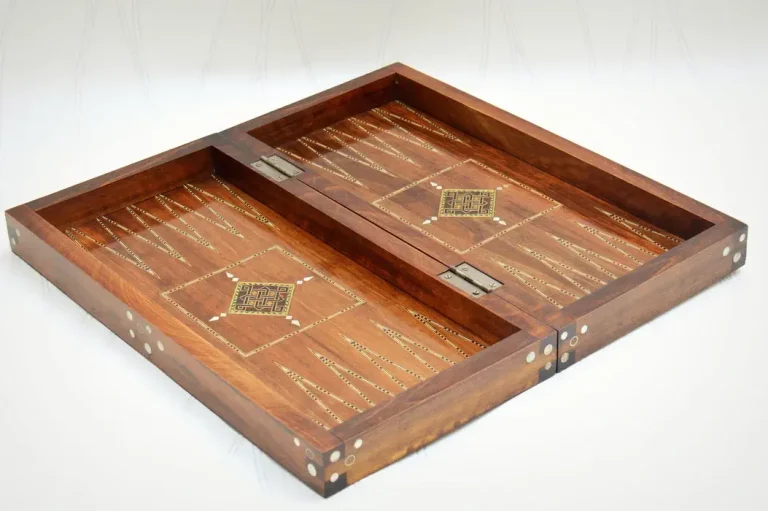Backgammon luxueux bois intérieur - Narjes