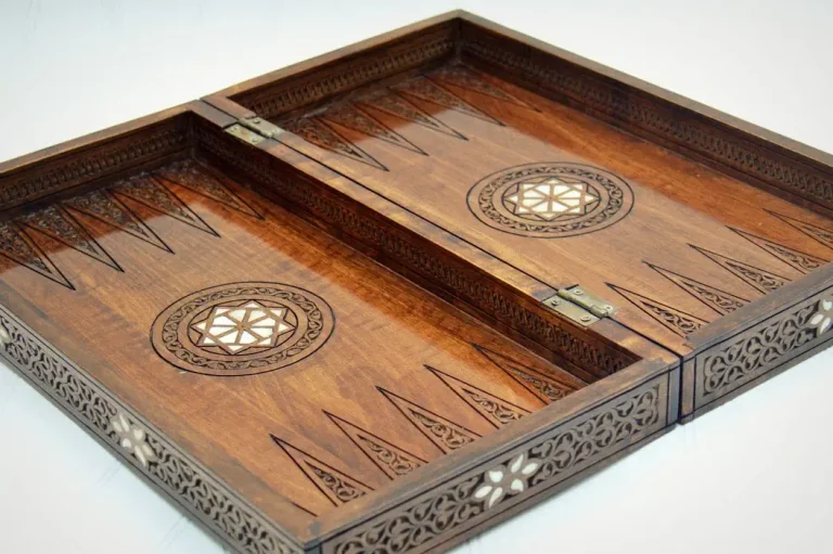 Luxury Backgammon Set ouvert