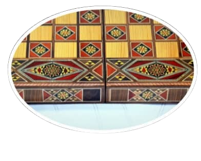 backgammon set cercle fond transparent